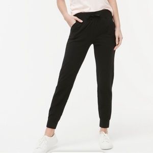 NWT J. Crew Black 100% Cashmere Knit Joggers
